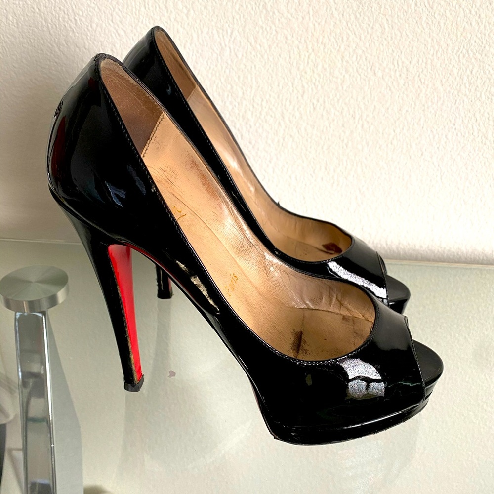Christian Louboutin Peep Toe Heels